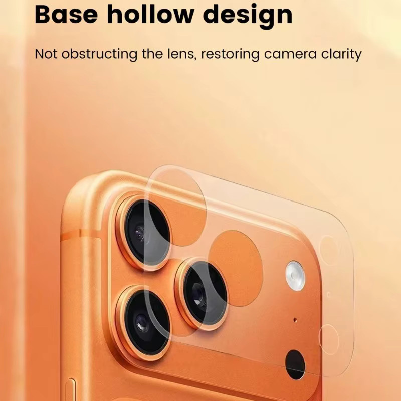 5 Stück Matte Objektivschutzfolie für Apple iPhone 17 Pro Max, 17 Pro, 17 Air und 17 in Transparent - Bild 4