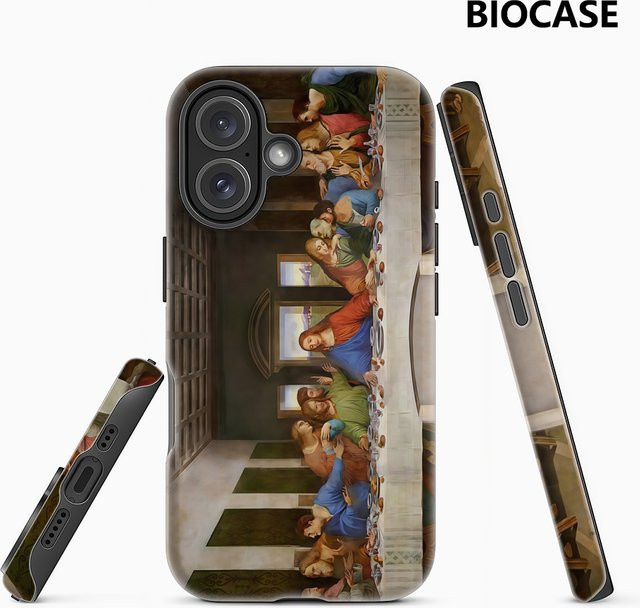 Potdemiel Das Letzte Abendmahl Magnetische Handyhülle für iPhone 17 16 15 14 13 Pro Max Plus, Robuste Einzel- und Doppelschichtige Schutzhülle, Multicolour - Bild 1