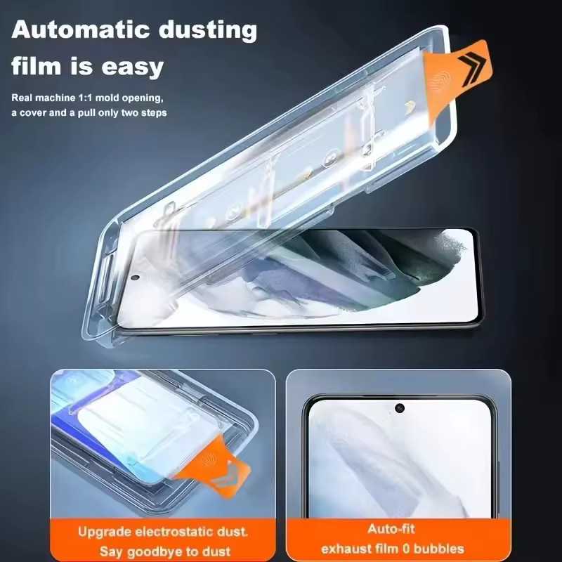 Set aus 1-5 Stück gehärtetes Glas Displayschutz für Xiaomi Poco F7 Pro M7 5G X7 Pro F6 Pro M6 Pro X6 Pro F5 Pro X4 Pro M4 Pro X3 NFC C75 transparent - Bild 4