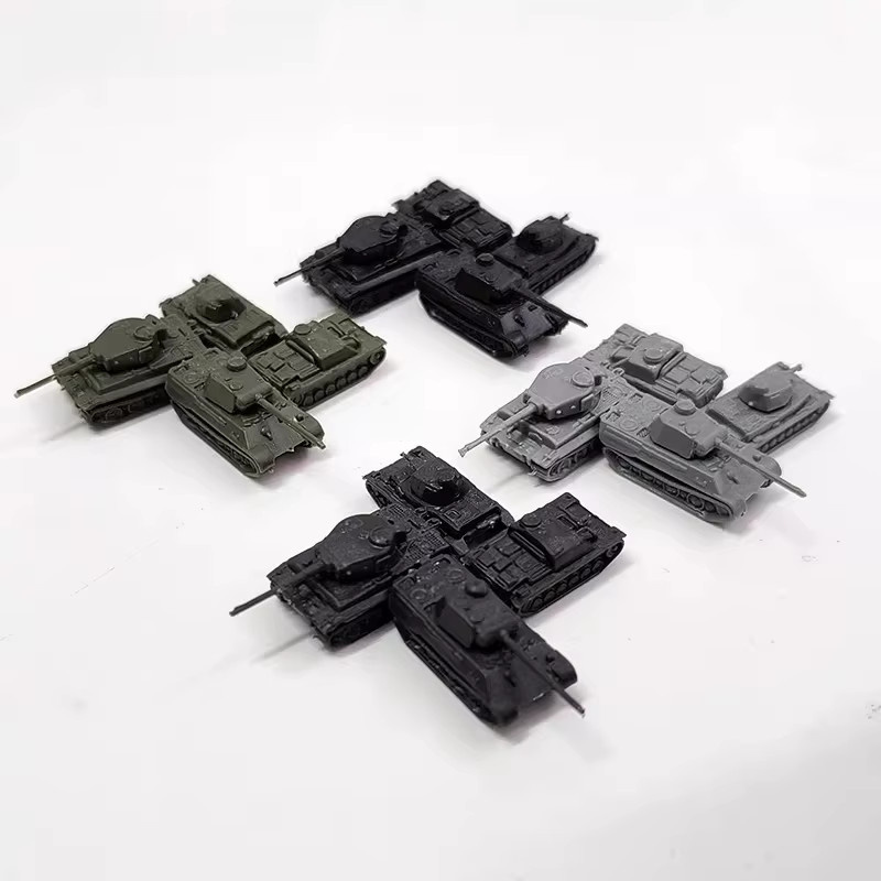 GRAPMAN 4D-Bausatz WWII Panzermodell Tiger-Typ Leopard-Typ IV, 1:350 - Bild 2