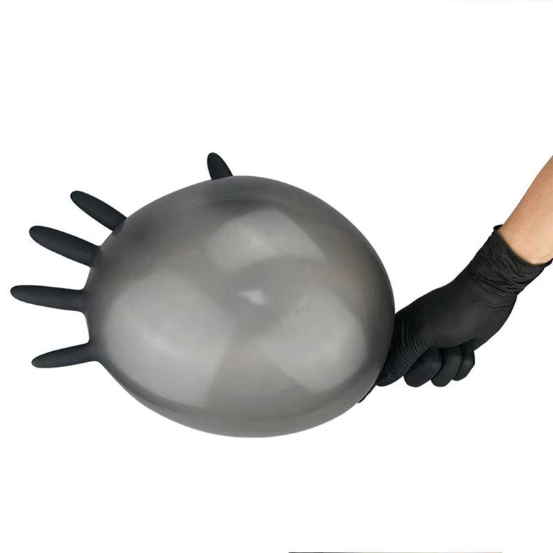 INMAICH Einweg-Nitrilhandschuhe wasserdicht und rutschfest, latexfrei, Farben: Weiß und Schwarz - Bild 2