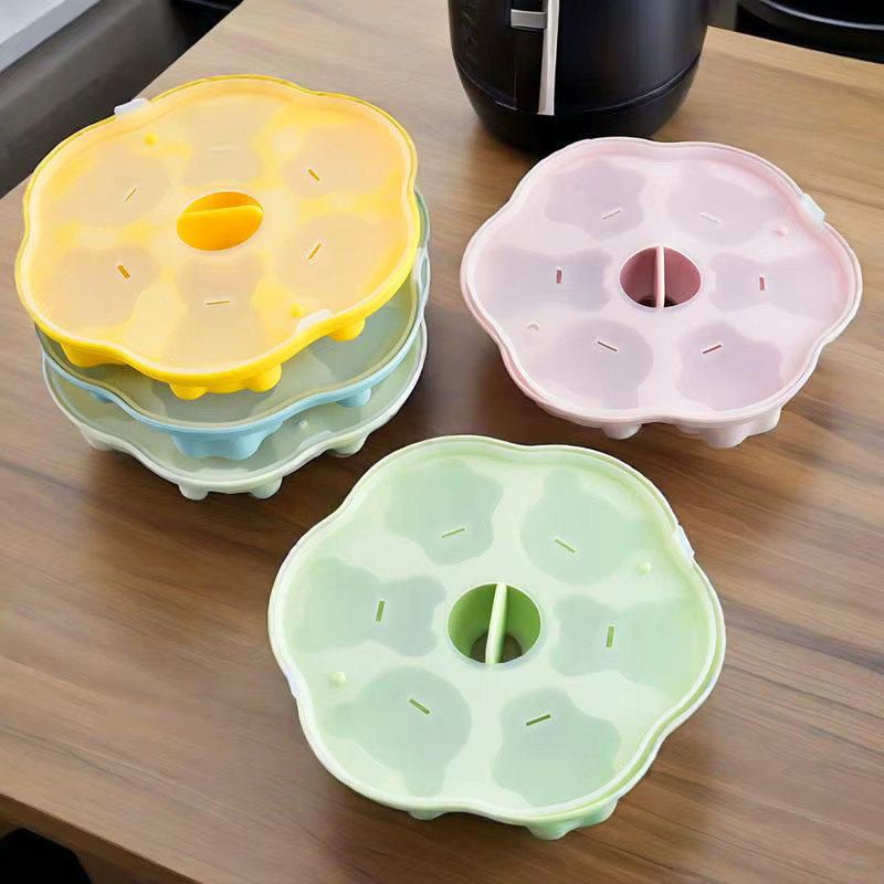 Donirt Silikon Backform in Katzenpfoten-Design für Babybeikost und Gebäck, Weiß - Bild 2