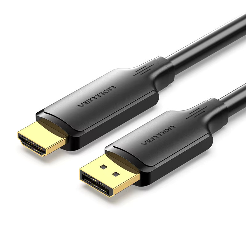 Vention DisplayPort zu HDMI Kabel 4K UHD Konverter in Schwarz für PC Laptop Monitor und Projektor - Bild 5