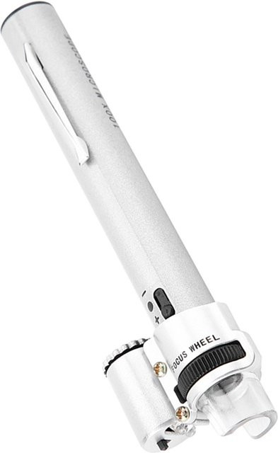 Mini LED Lupe Mikroskop, Silver - Bild 1