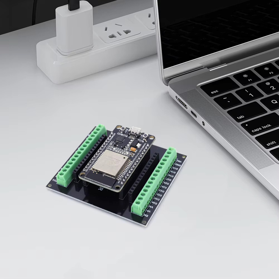 ALLOET ESP32 Entwicklungsboard NodeMCU-32S CP2102 mit WiFi und Bluetooth in Schwarz - Bild 4