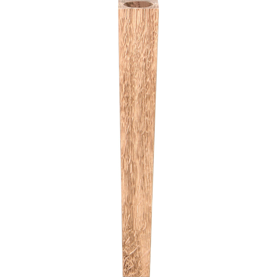 Dieda Möbelfuß Quadratisch Eiche Braun Höhe: 400 mm, Breite: 55 mm, Tiefe: 40 mm - Bild 2