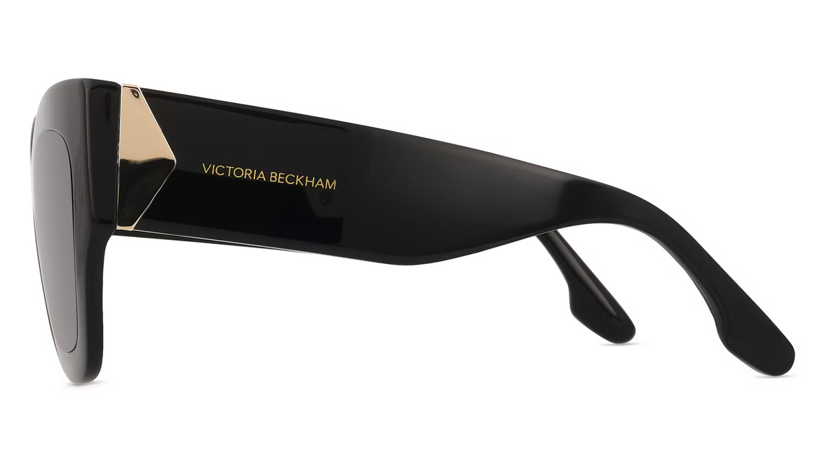 Victoria Beckham VB652S Sonnenbrille Butterfly, Vollrand, Acetat, Unisex, Schwarz, Grau - Bild 3