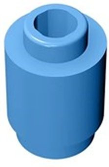 JIAJIALE Bausteine Moc Runde Ziegel Zylinder Ziegel 1x1, Zubehör, 400-teiliges Set - Bild 1