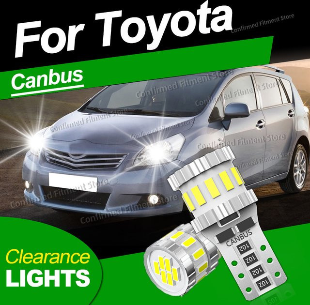 Roadsun T10 Canbus LED-Positionsleuchten für Toyota Verso und Avensis - Bild 1