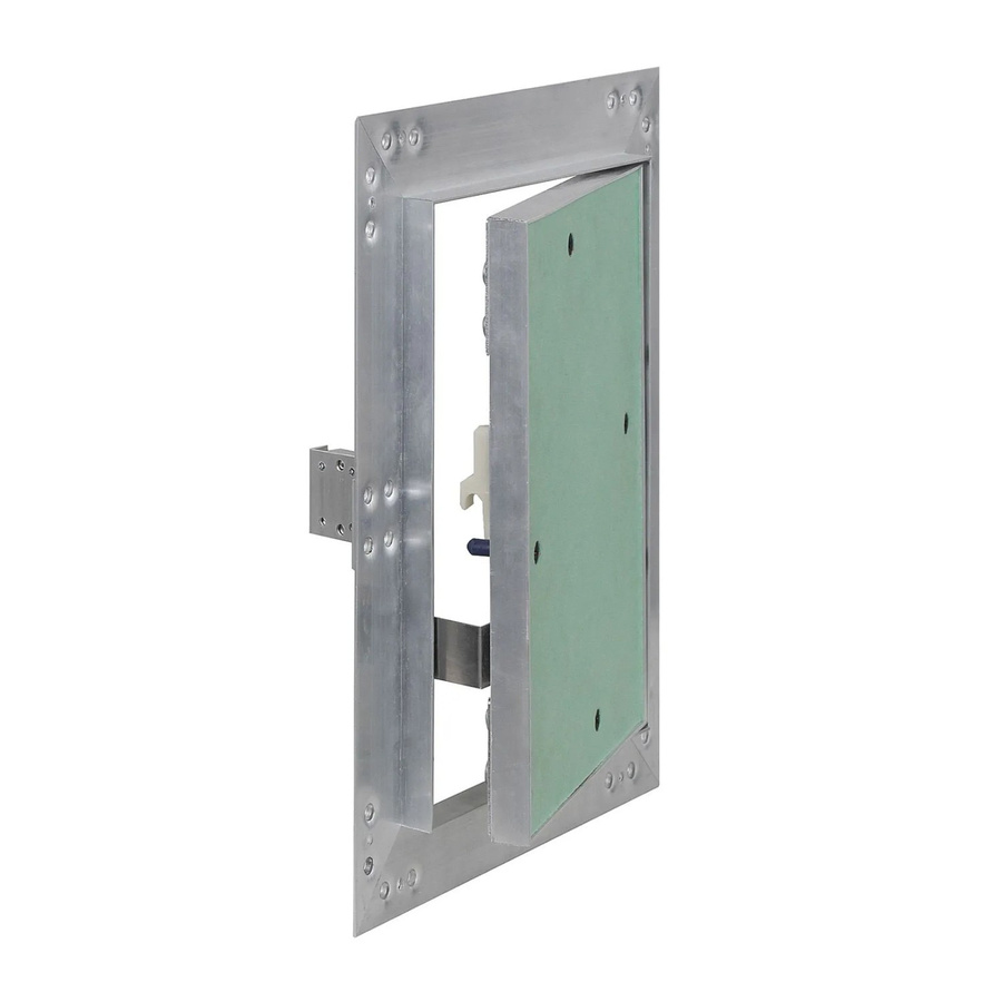 Wiltec Revisionsklappe aus Aluminium in Silber, B/H: 30 x 60 cm - Bild 2