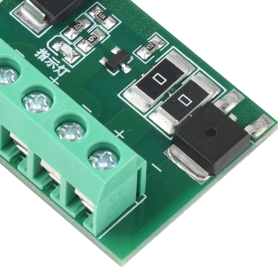 Aideepen Solar Straßenlaterne Steuerplatine LED Treibermodul DC 6-45V mit Dämmerungssensor für DIY Gartenstraßenlaternen in Grün - Bild 3