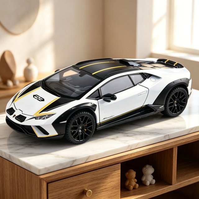 Maisto Lamborghini Huracán Modellauto, 1:24, Weiß, Metall - Bild 1