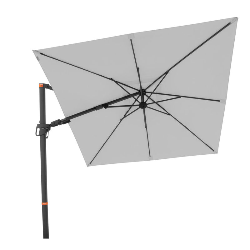 Doppler Pendelschirm MyZone in Grau mit Aluminiumgestell und Polyester-Gewebe, B/T: 210 x 210 cm - Bild 2