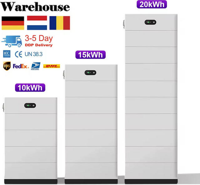 Hybrid-Solarenergiesystem mit 48 V 52 Ah Lithiumbatterie und 2,5 kWh Kapazität in Weiß - Bild 1