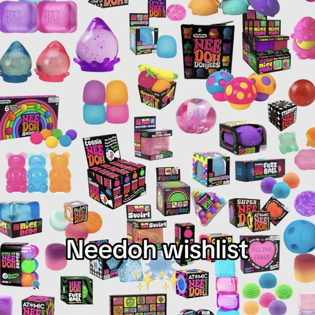 NEEDOH Sensorische Squishy Blind Box Serie, Sammelbare Stressbälle, ab 14 Jahren - Bild 1