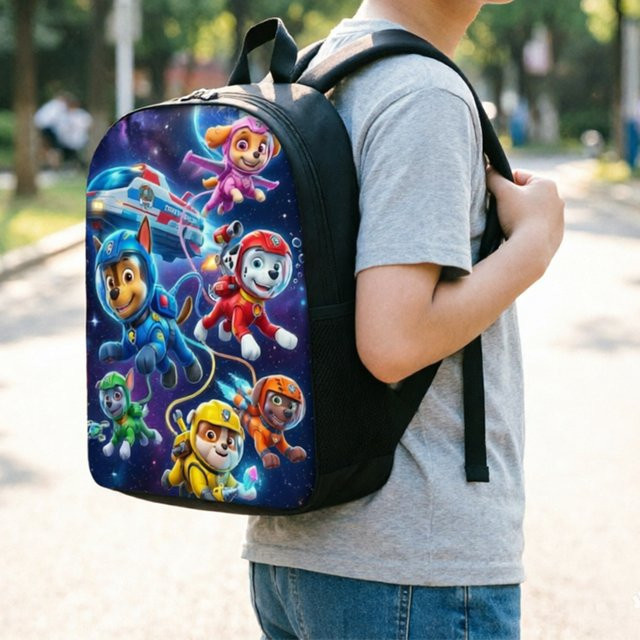 TAKARA TOMY Paw Patrols Rucksack, Chase Skye, Schultasche - Bild 1
