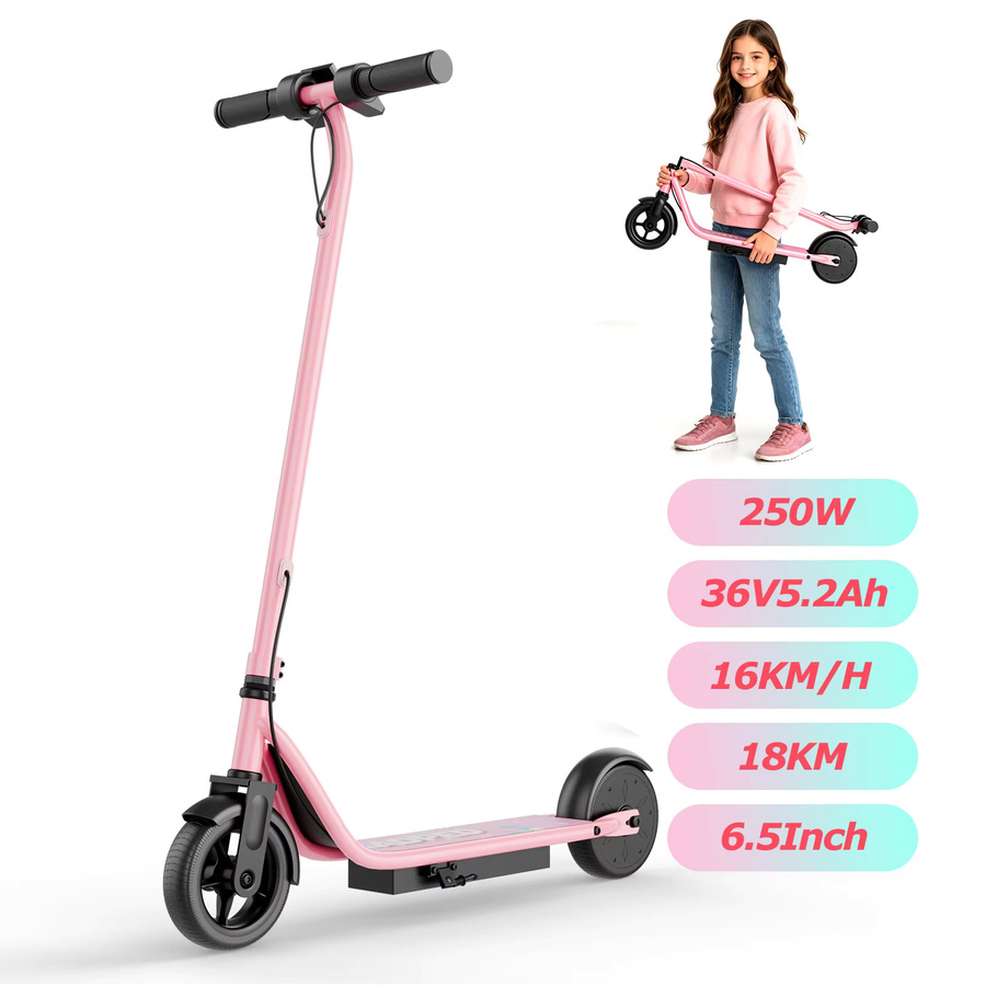ATSANT Joy K65 Elektroroller, Rosa / Pink, ab 6 Jahre - Bild 8