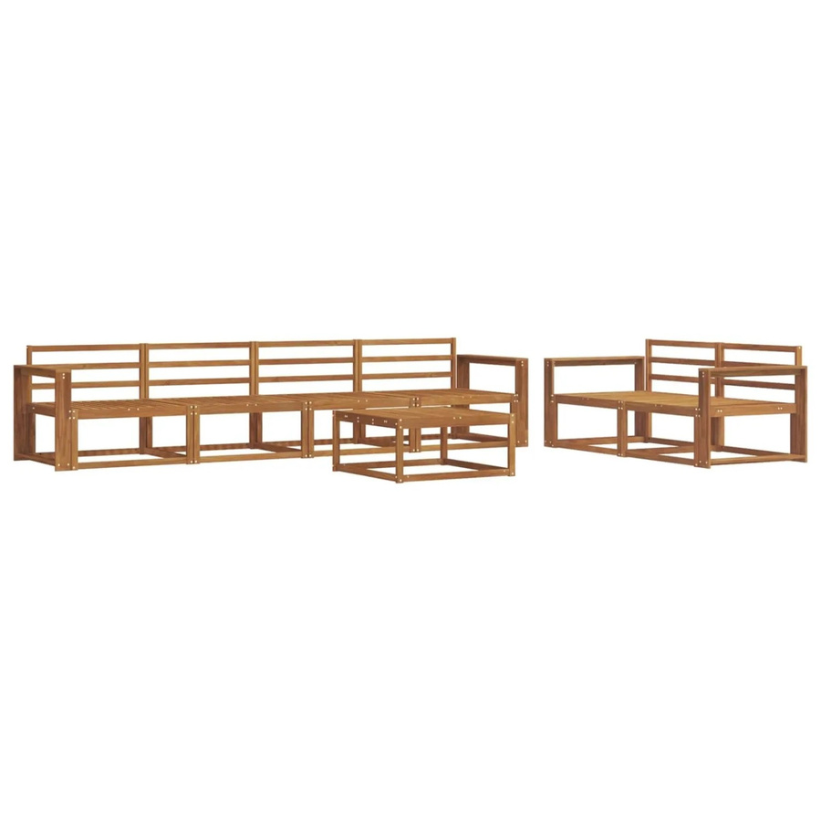 vidaXL Outdoor-Sofagarnitur 7-teilig aus Massivholz Akazie in Braun - Bild 2