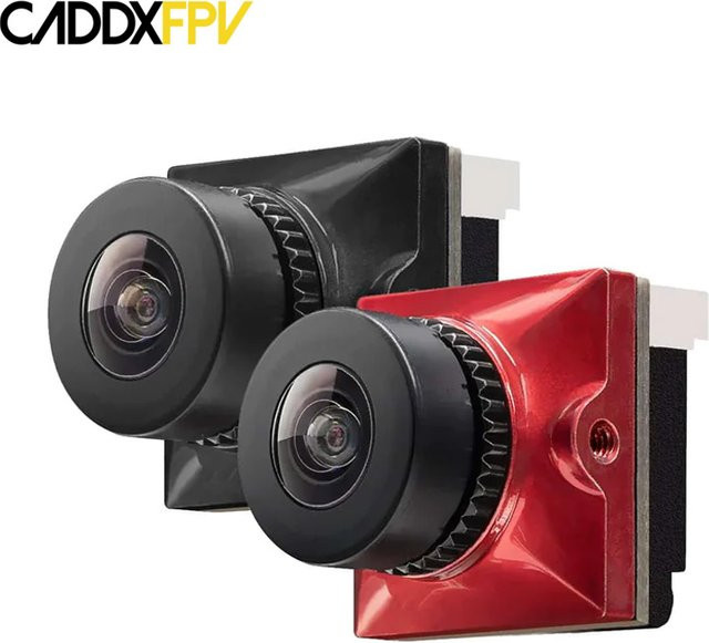 Caddx Ratel 2 V2 FPV-Kamera mit 2,1mm Objektiv und umschaltbarem NTSC/PAL Format für RC Drohnen in Schwarz - Bild 1