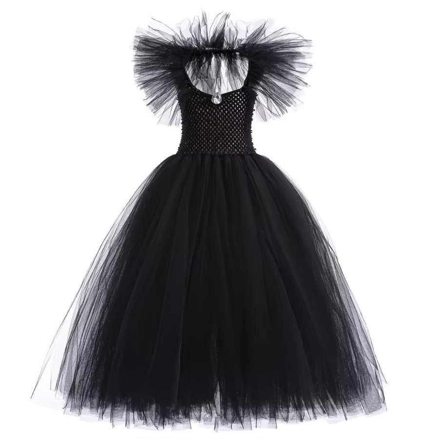 ollobebe Fantasy Schwarze Hexe Kinder Kostüm, Set / Bundle, Schwarz - Bild 2