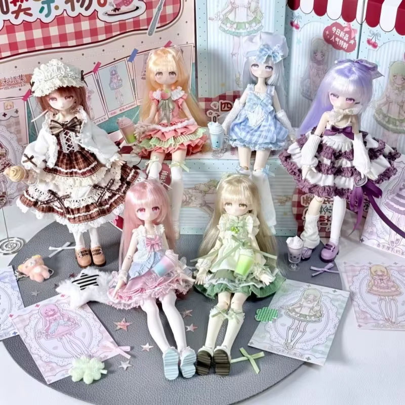 Momotale Four Seasons Tea Tales Serie Blind Box Mystery Box Anime Figuren als mehrfarbiges Desktop-Ornament aus Kunststoff - Bild 2