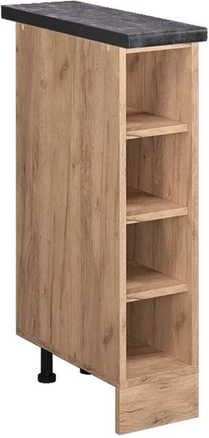 Vicco Küchenregal R-Line Goldkraft Eiche und Anthrazit, Wandmontage - Bild 1