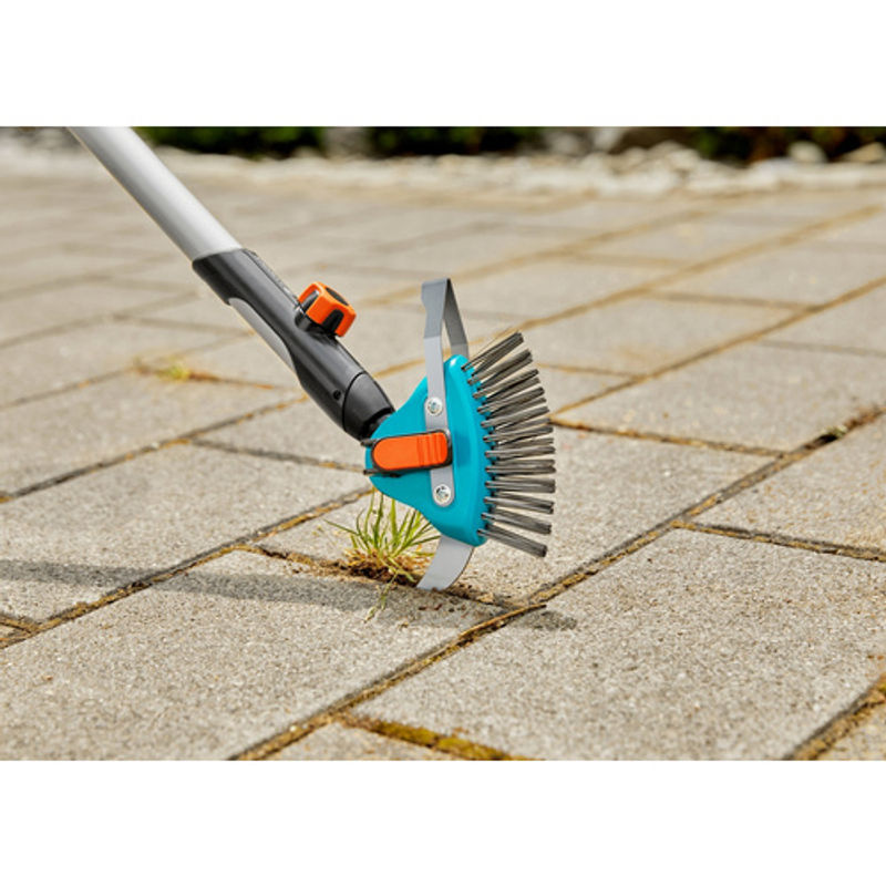 Gardena Combisystem 3-in-1 Fugenreiniger mit Edelstahlmesser, silberfarben/bunt, H x B x T: 16,5 x 5,5 x 16,5 cm - Bild 2