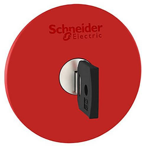 Schneider Electric ZB5AS964 Drucktaster-Frontelement in Rot mit IP66-Schutz aus Kunststoff - Bild 1