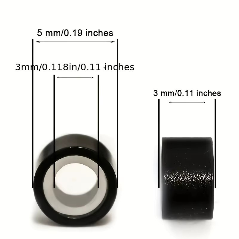 Mikroringe Verbindungsperlen für Echthaarverlängerungen, 5 mm, 100 Stück, mehrfarbig - Bild 4