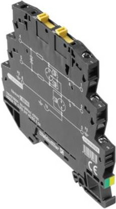 Weidmüller 1064300000 VSSC6TRCLFG12VDC0.5A Überspannungsschutz-Ableiter 10er Set, Schwarz, 2.5 kA - Bild 1