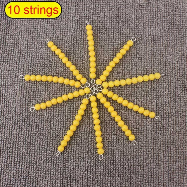 Bai Fen Bai Toys Montessori Gelbe Perle, Mathespielzeug, ab 3 Jahre - Bild 1