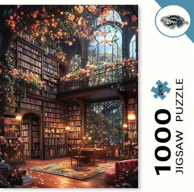 Mini-Puzzle Wildblumenmuster, 500 Teile, Natur, Fortgeschritten - Bild 1