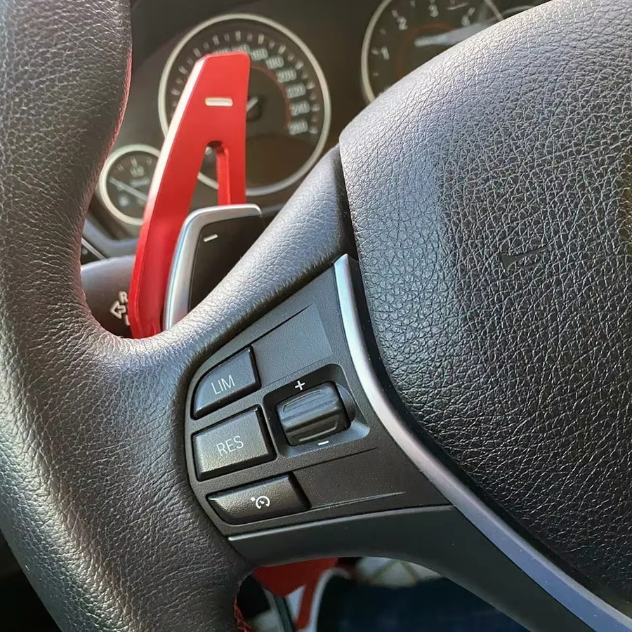 Cherk Paddle Shifter Verlängerung für BMW 2 3 4er Serie F30 F31 sowie X1 X2 X3 X4 X5 X6 Serie F15 F16 F25 F26 in Silber - Bild 3