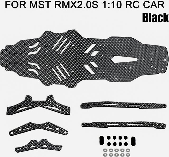 MST RMX Drift RC Auto Upgrade Kit, Carbon Faser, Schwarz - Bild 1