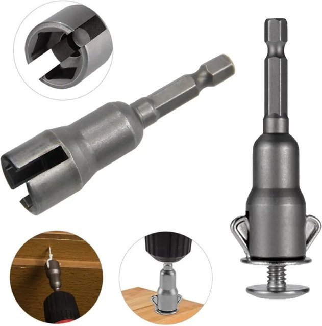 Galacok Schlitz-Steckschlüssel mit Schmetterlingsloch und sechseckigem Griff, 65 mm - Bild 1