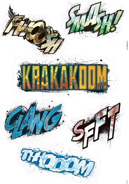 Komar Deko-Sticker Avengers Sounds, Multicolor, Breite: 50 cm, Höhe: 70 cm - Bild 1