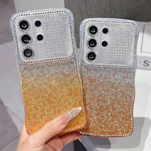 Glitzer Handyhülle mit Bling-Flash-Diamant-Effekt für Samsung Galaxy S26 S25 S24 Plus Ultra 5G aus weichem TPU zur stoßfesten Schutzhülle - Bild 1