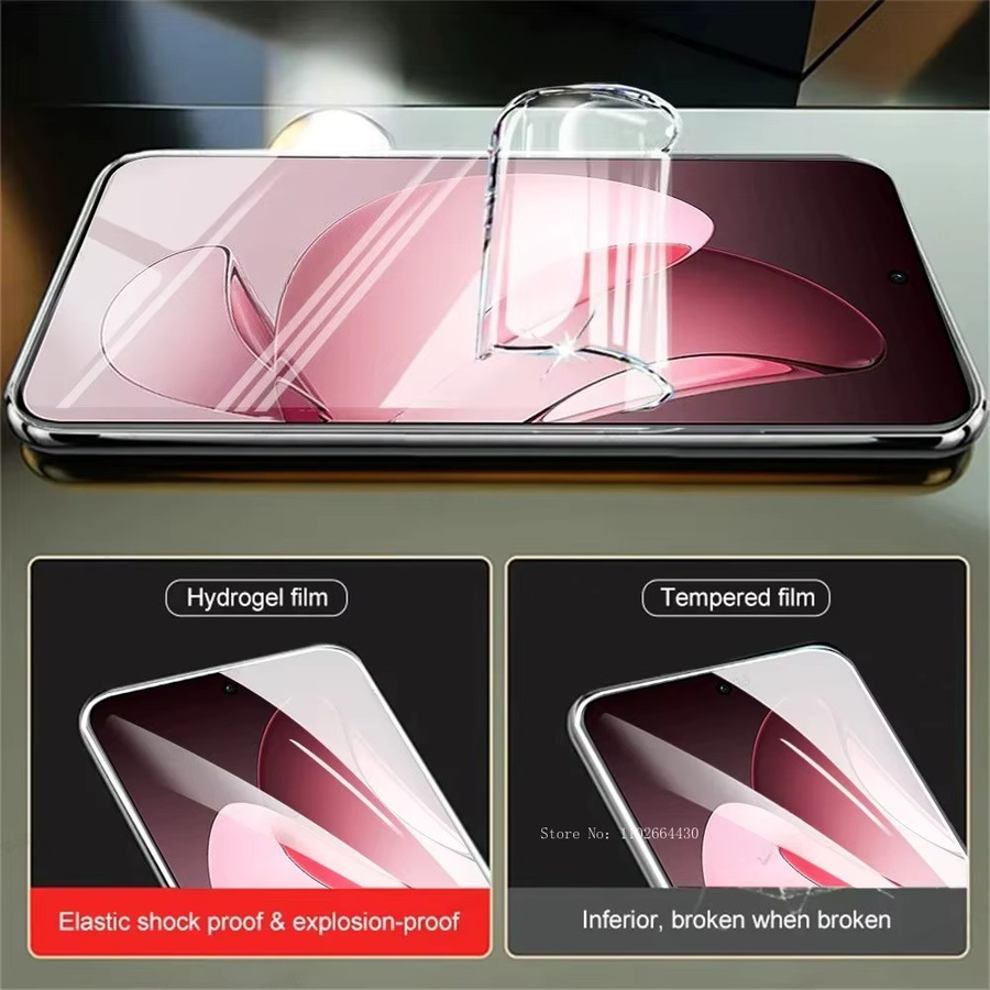 4er-Pack High Definition Hydrogel Displayschutzfolien für OPPO Reno 15 Pro, OPPO Find X9 Pro und OPPO Reno 15C, transparent - Bild 6