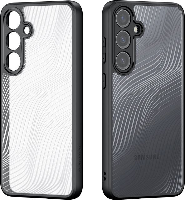 DUX DUCIS Schutzhülle mit fließenden Linien für Samsung Galaxy A15 5G A25 5G A35 5G A55 5G A06 A16 A26 A36 A56 5G Rückseite in Schwarz - Bild 1
