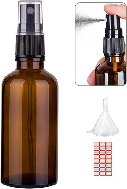 FIGHTYU Glassprühflaschen bernsteinfarben, 5 ml-100 ml - Bild 1
