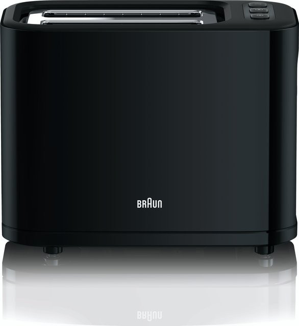Braun PurEase HT 3010 BK Kompakt-Toaster Schwarz - Bild 1