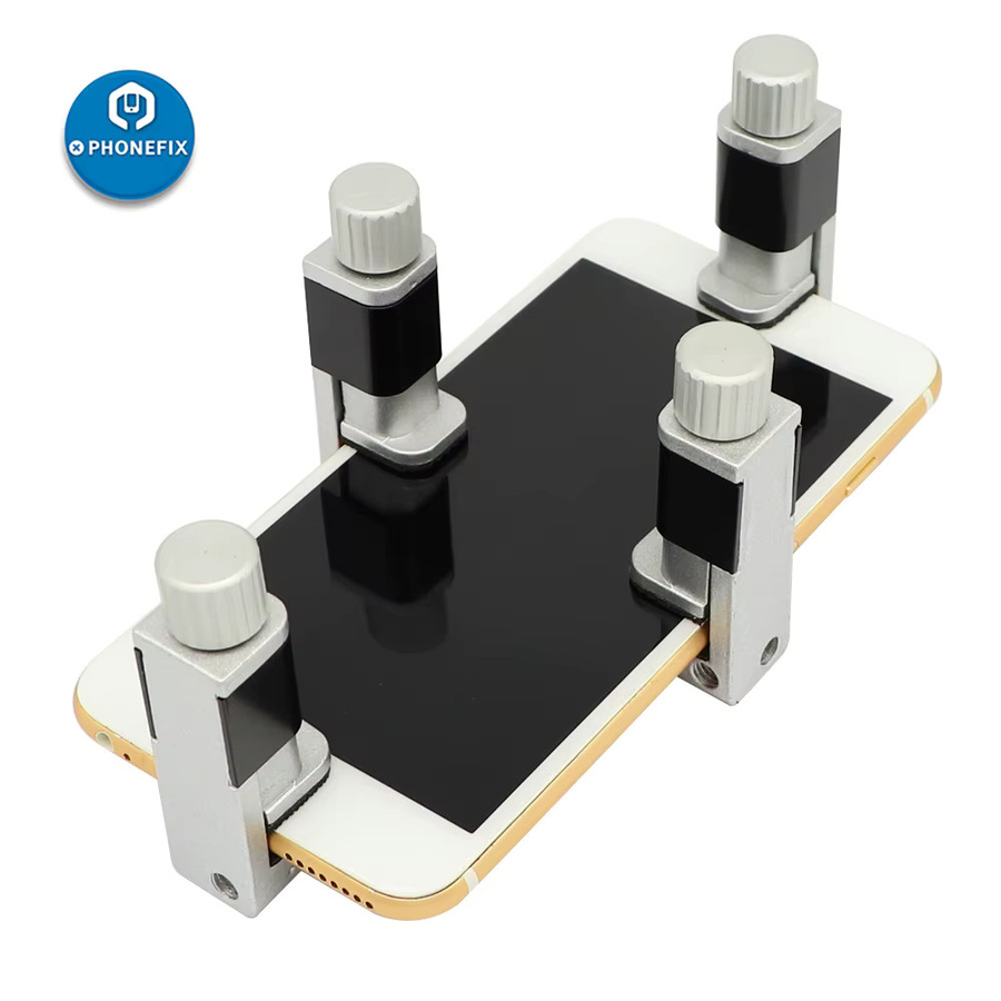 DIYPHONE 4er Set Einstellbare Handy Bildschirm Reparatur Klemmen aus Metall in Silber für Universal LCD Display Befestigung - Bild 3