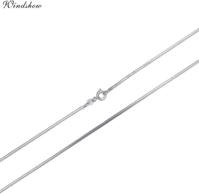 Binchi Outdoor Product Halskette, Schlangenkette, Messing, Weiß, Damen - Bild 1