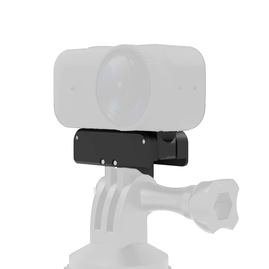 DJI Magnetischer Metalladapter für Osmo Nano Action-Kamera in Schwarz mit USB-C-Ladeanschluss und Schnellverschluss-Halterung inklusive Klappklauen-Zubehör - Bild 2