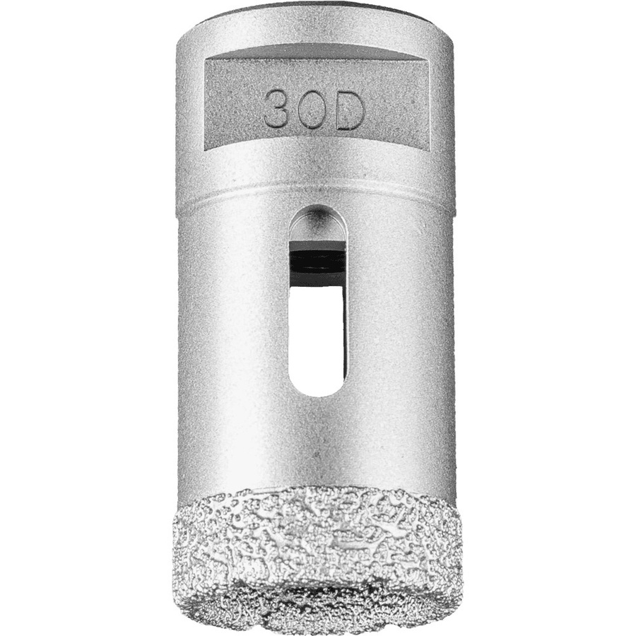 PFERD Diamant-Trockenbohrer DCD FL für Fliesen mit M14 Gewinde Durchmesser: 30 mm, Farbe: Silber - Bild 2