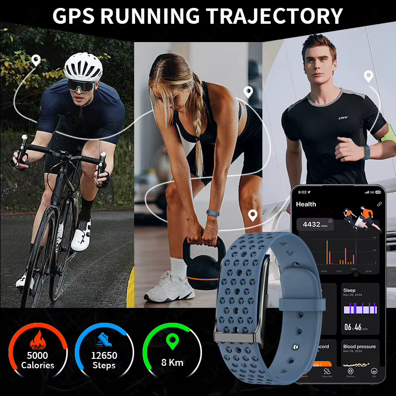 LIGE Smart-Armband ohne Display mit Herzfrequenz-, Blutdruck- und Schlafüberwachung sowie Schrittzähler als Fitness-Tracker für Männer und Frauen - Bild 3