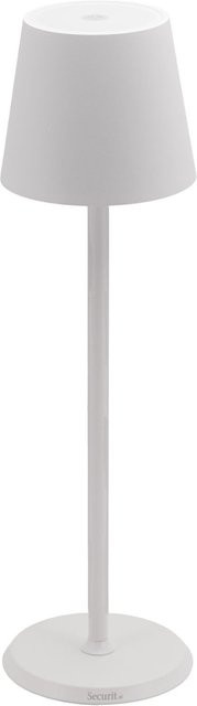 Securit Féline Kabellose LED-Tischlampe für Innen und Außen, Weiß, B/T/H: 11 x 11 x 38 cm - Bild 1