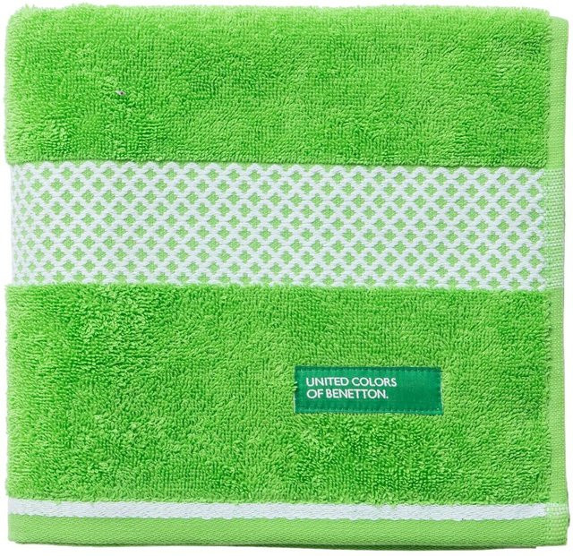 Benetton Handtuch Summer grün aus Baumwolle B/L: 50 x 90 cm - Bild 1
