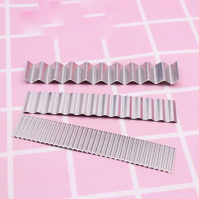 XYNN 3er-Set Keramik-Modellierwerkzeuge mit Edelstahl-Wellenklinge in Weiß und Silber, 11 cm - Bild 1