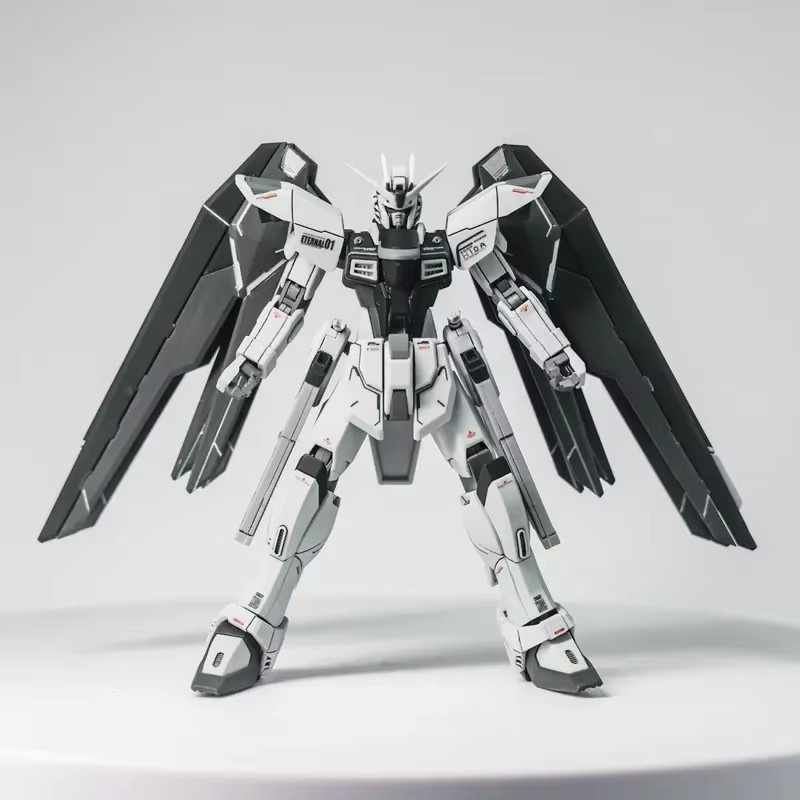 Newdom Zgmf-X10a Hg 1/144 Mech Montagemodellbausatz, Schwarz - Bild 4